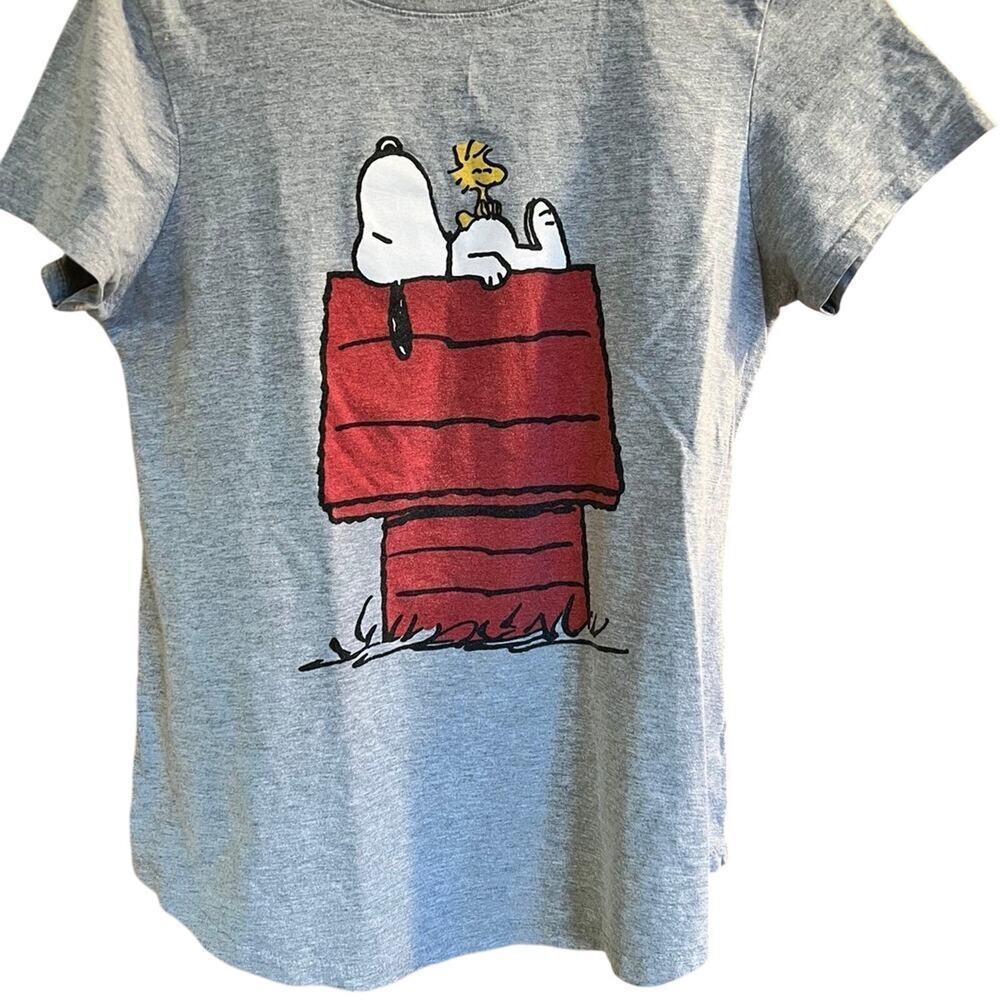 PEANUTS women’s M t-shirt with short sleeves, gray